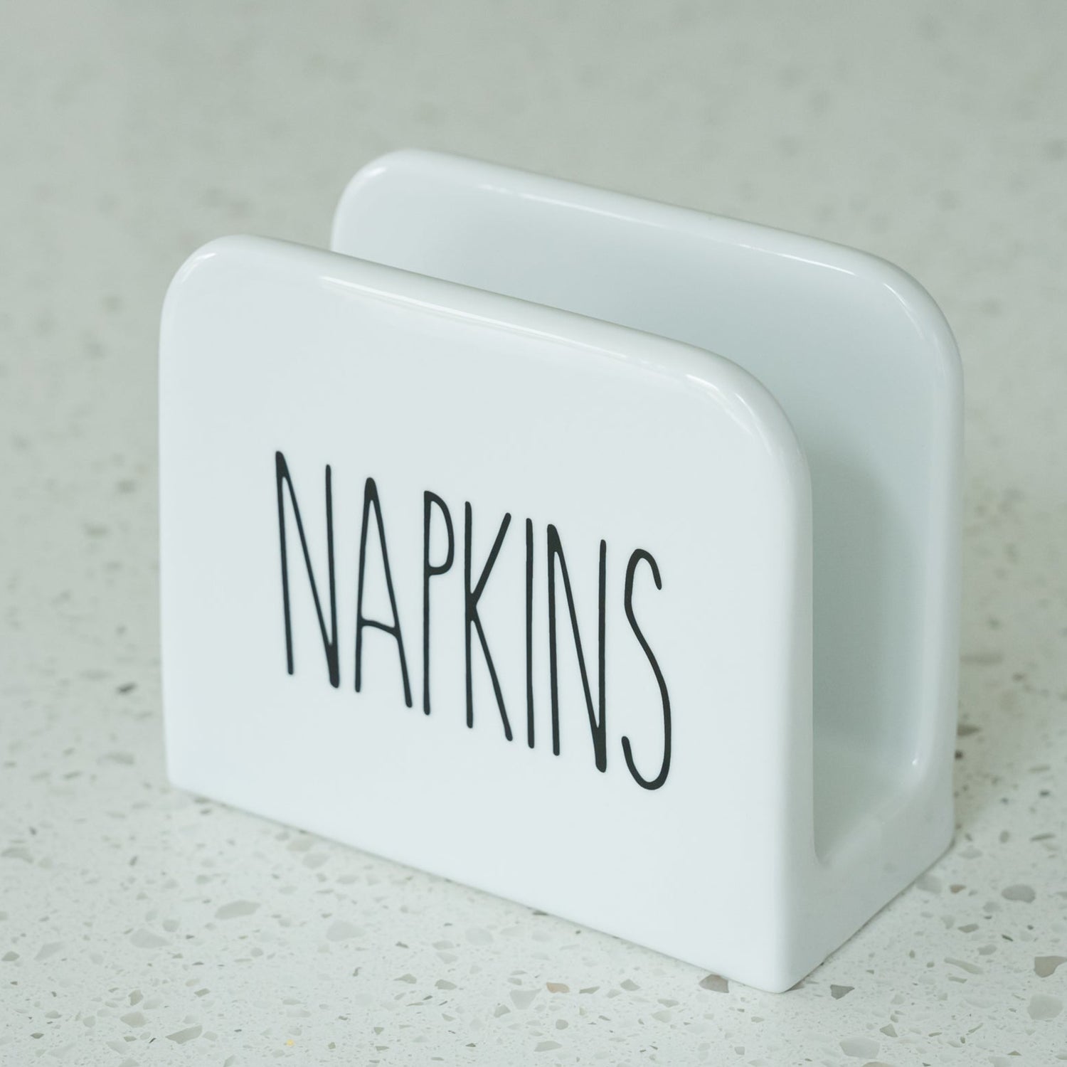 Porcelain White Napkin Holder