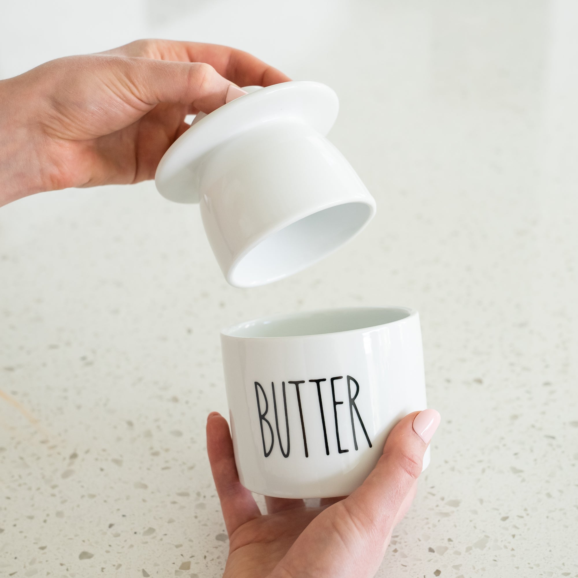 Porcelain French Butter Crock