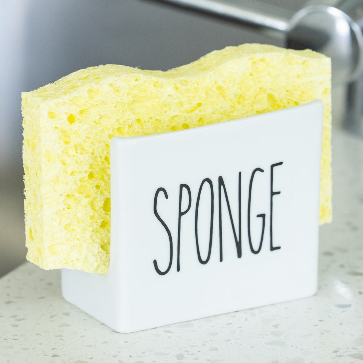 Porcelain Sponge Holder for Kitchen Sink