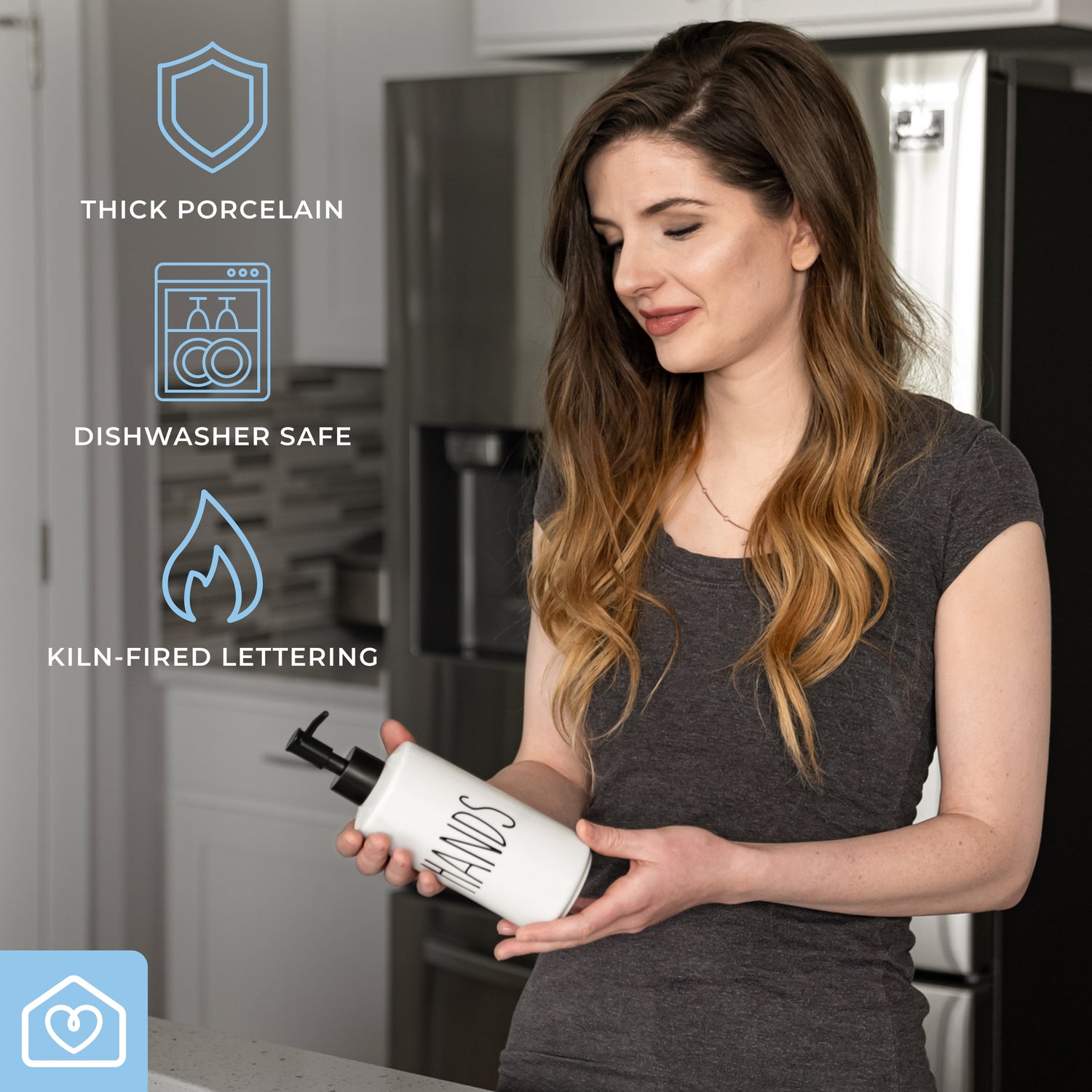 Porcelain 16oz Mix & Match Dispenser Bottles