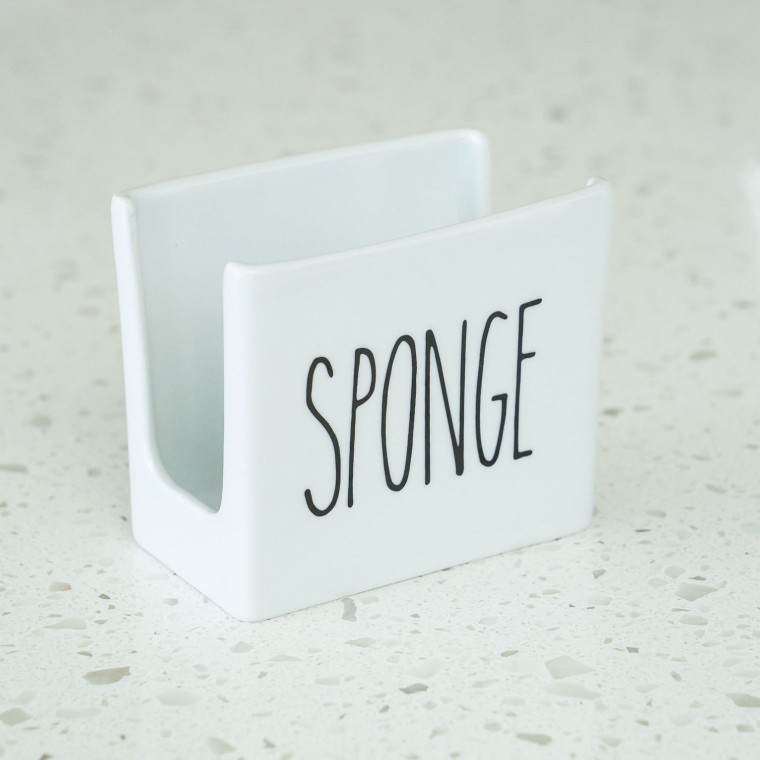 Porcelain Sponge Holder for Kitchen Sink
