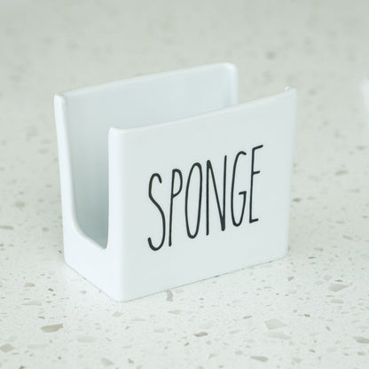 Porcelain Sponge Holder for Kitchen Sink