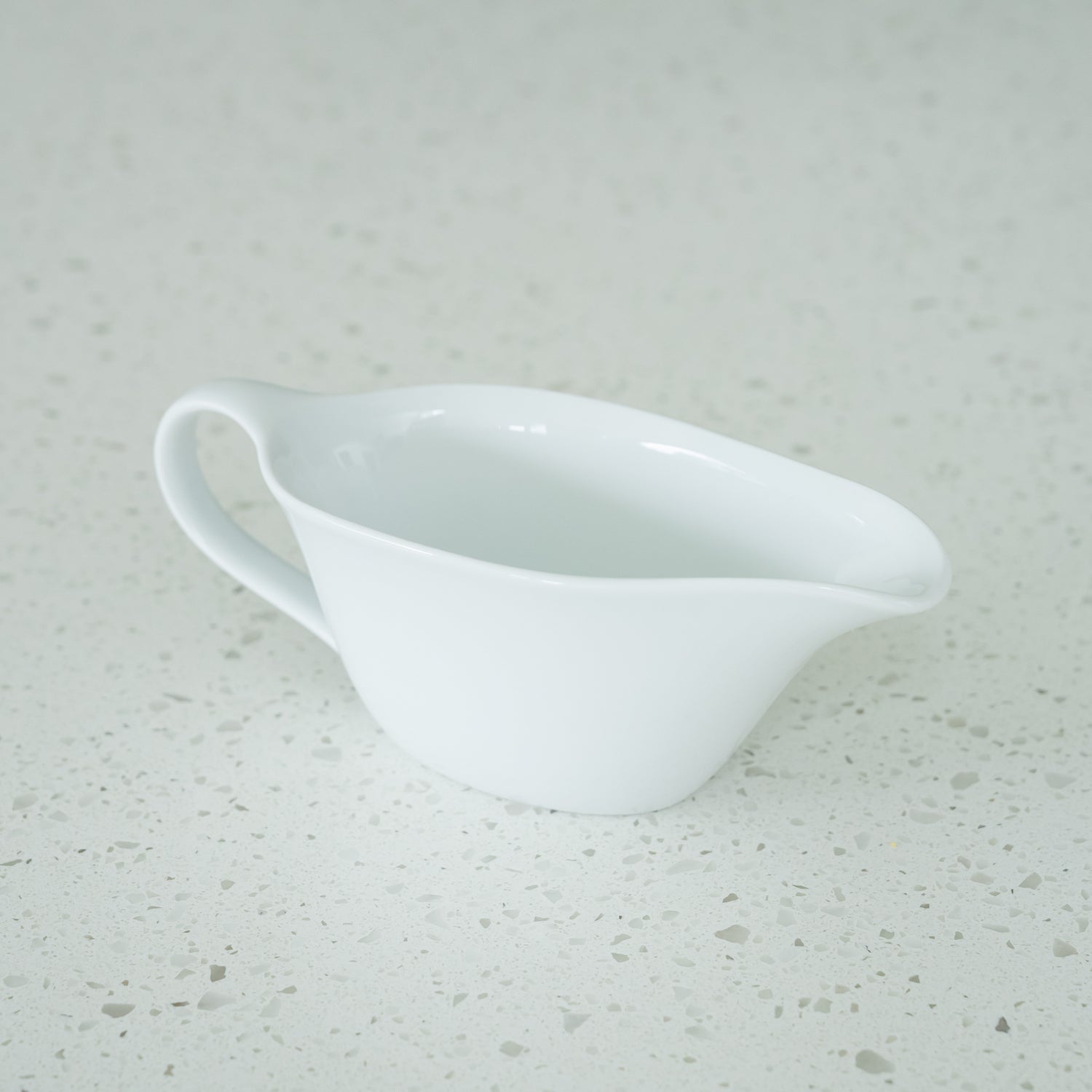 Porcelain Gravy Boat. Large White Gravy Boat