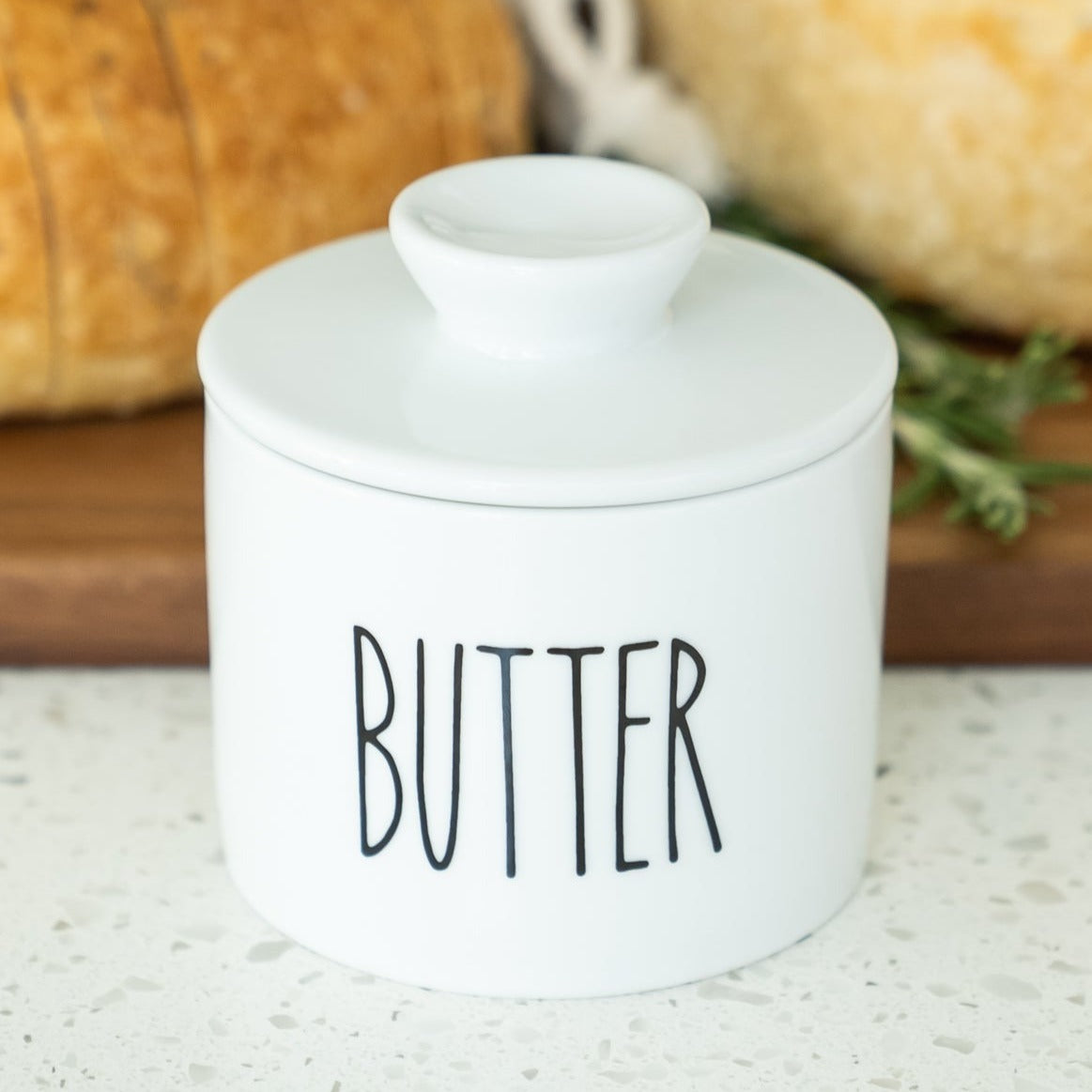 Heartland Home Porcelain French Butter Crock. Keeps Butter Soft Fresh